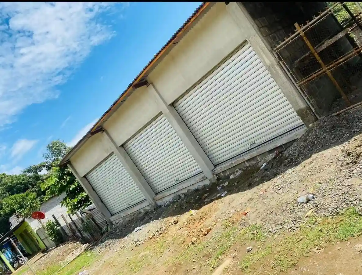 Sectional garage doors are composed of panel sections connected by hinges.