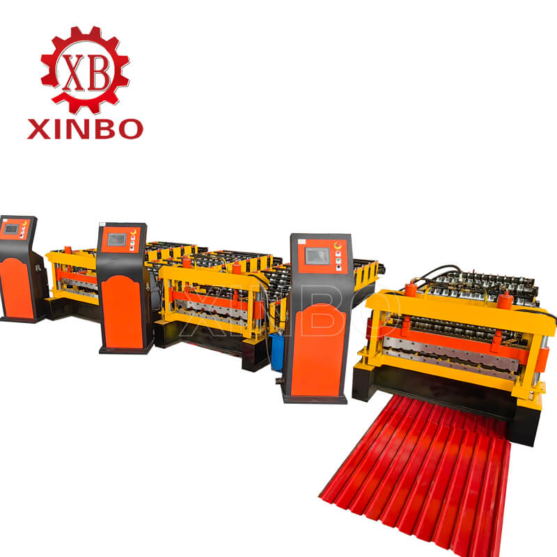 rib roof panel machine