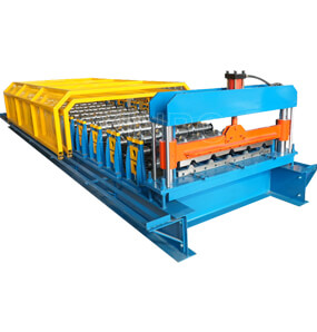 New Style Rib Roofing Sheet Roll Forming Machine with Safety Cover