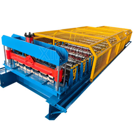 New Style Rib Roofing Sheet Roll Forming Machine with Safety Cover