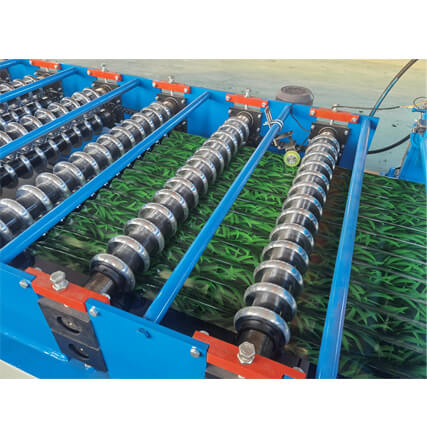 Corrugated Profile Steel Roofing Use Tile Roll Forming Making Machine