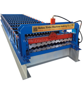 Corrugated Profile Steel Roofing Use Tile Roll Forming Making Machine